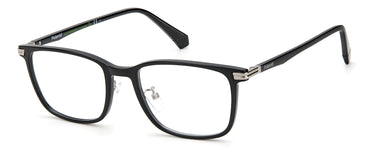 Premium Men Polaroid Eyeglasses: PLD D426/G - Black - SpecSMART Eye Clinic (Diagonal View)